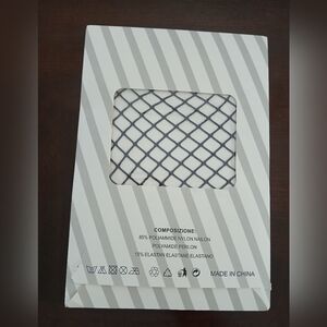 Fishnet Stockings High Waist Tights for Women Sparkle Rhinestone Fishn One Size